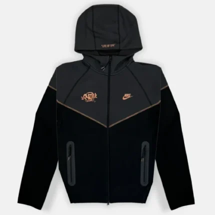 BlackBronze Central Cee Syna World X Nike Tech Fleece Zip-Up Hoodie