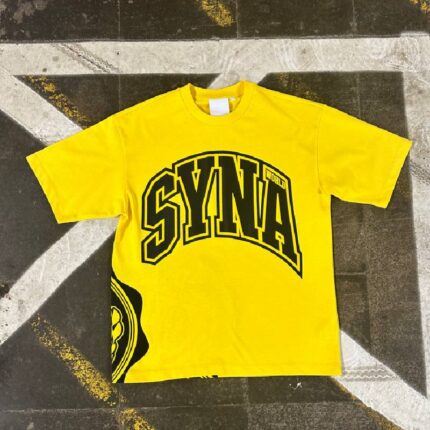 COLLEGE TEE – YELLOW