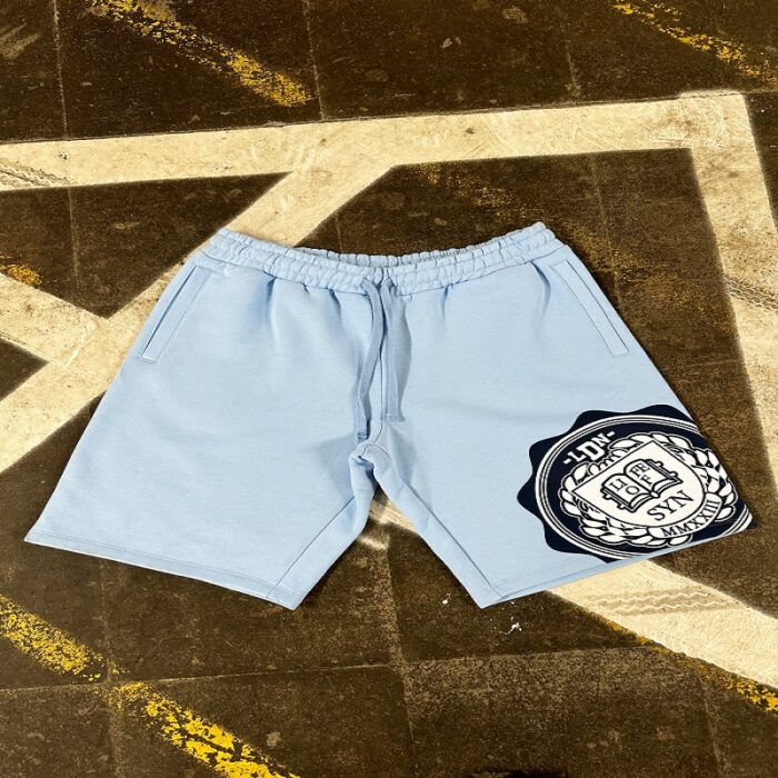 VARSITY CREW SHORT SET – LIGHT BLUE